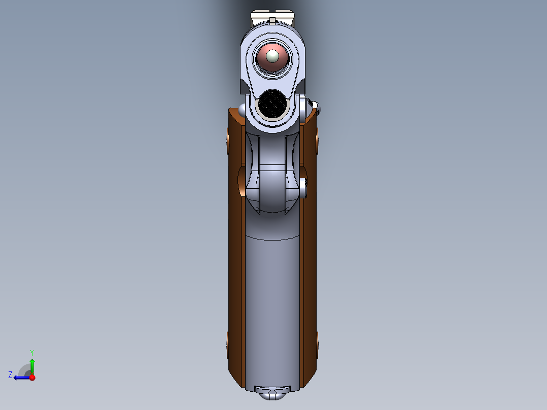 仿真手枪右视图