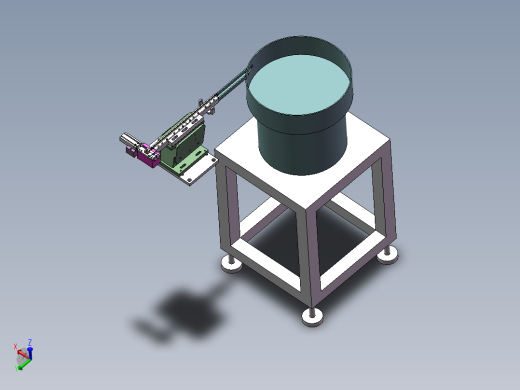 小塑料圆形零件振动盘送料