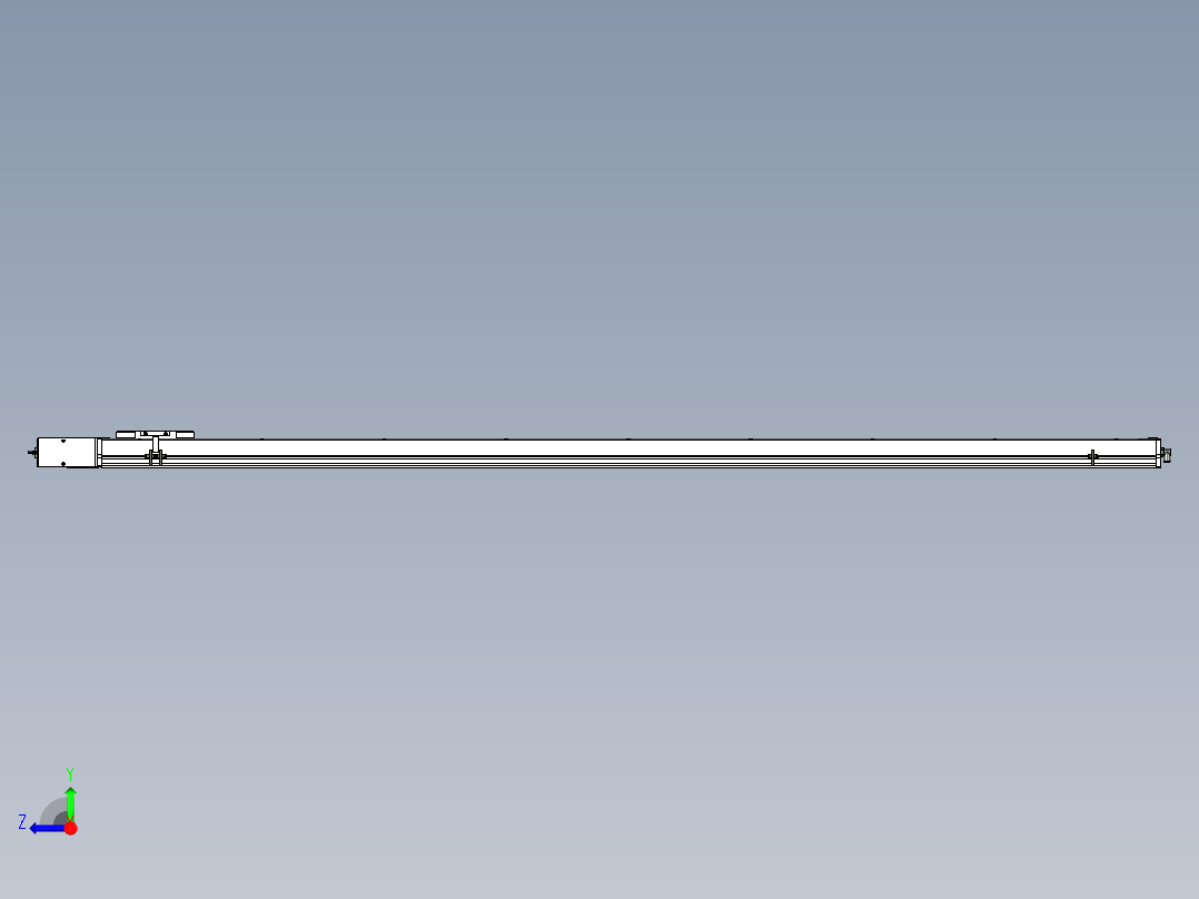 Toyo东佑达直线模组-ECB14-2300-R右视图