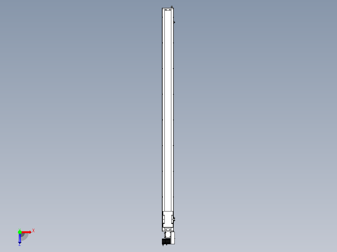 Toyo东佑达直线模组-ECB14-2300-R俯视图