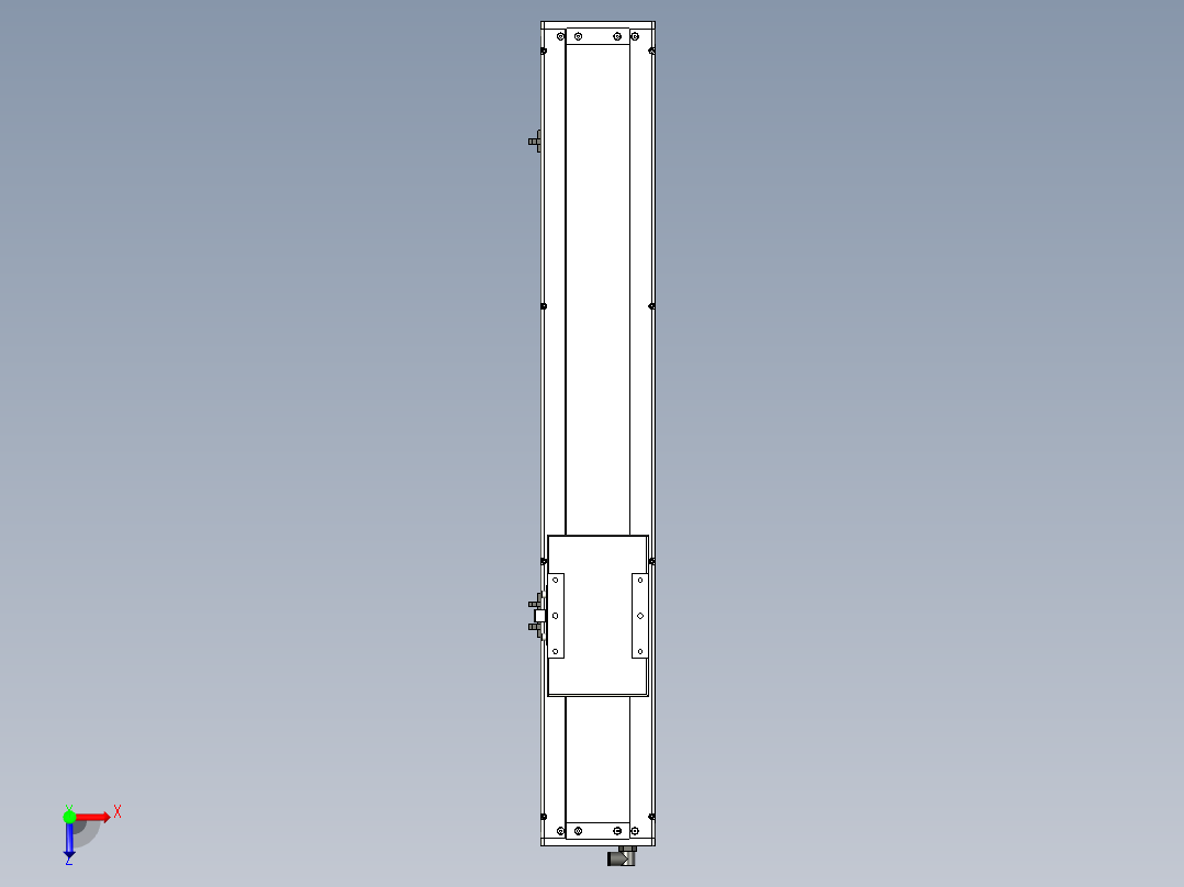 Toyo东佑达直线模组-ECH14-550-M-C4反俯视图