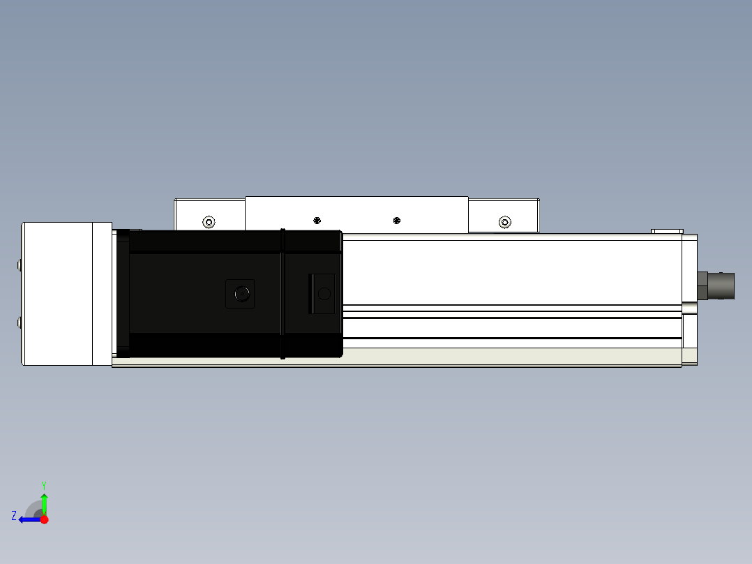 Toyo东佑达直线模组-ECH17-50-BL-750W右视图