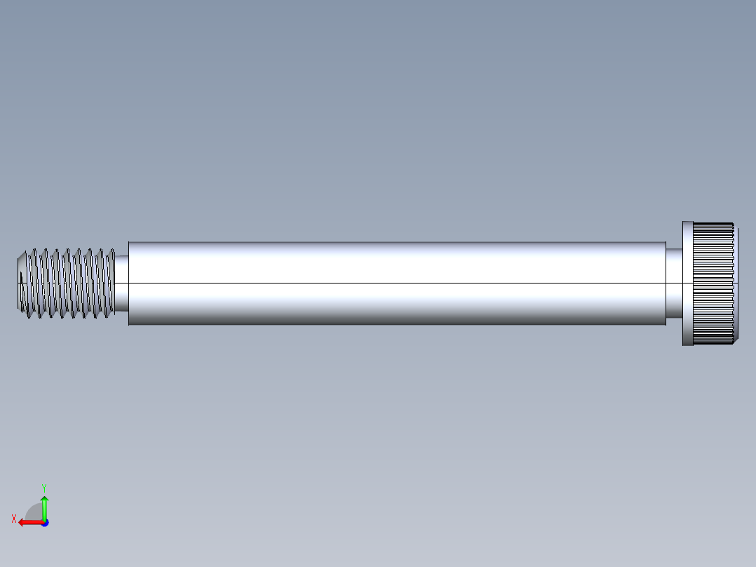 公制SH螺栓选择（DME）-SB DME PM5 x40.STEP后视图