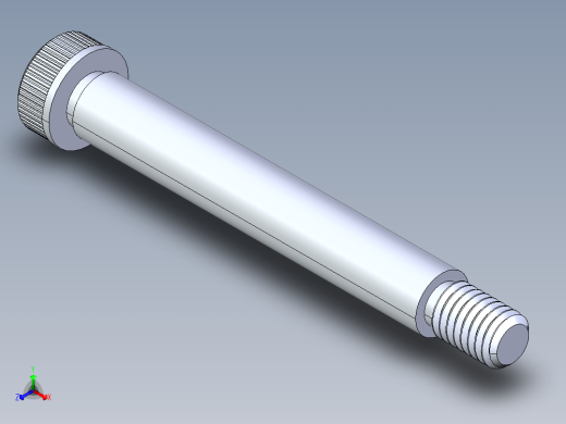 公制SH螺栓选择（DME）-SB DME PM5 x40.STEP正等轴测缩略图