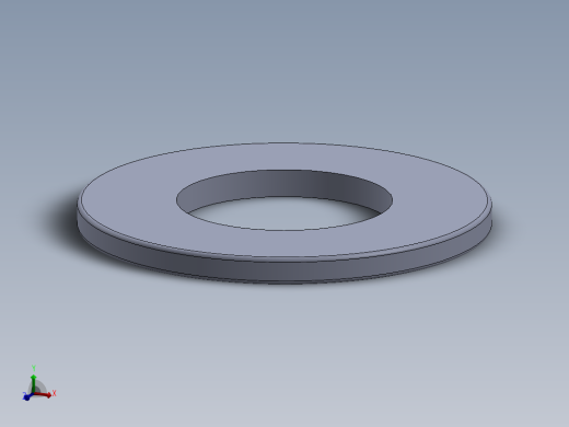 SAE平垫圈-FLAT WASHER SAE 0.4375.SLDPRT