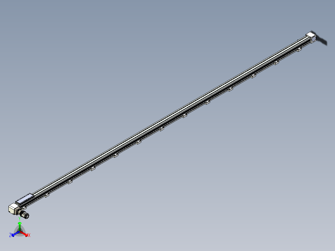 同步带滑台-欧规B8-L176-S4800-L-ZP40-D3-N5主视图