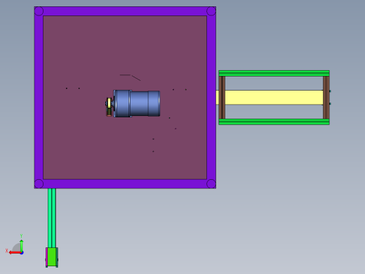 风扇扇框中心扇叶自动组装机后视缩略图