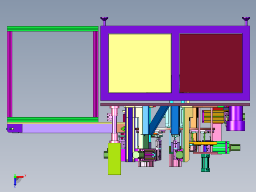 风扇扇框中心扇叶自动组装机俯视缩略图