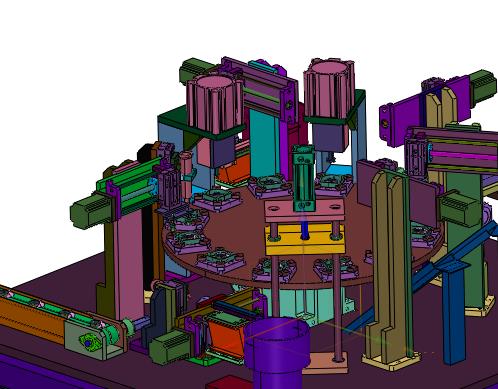 风扇扇框中心扇叶自动组装机