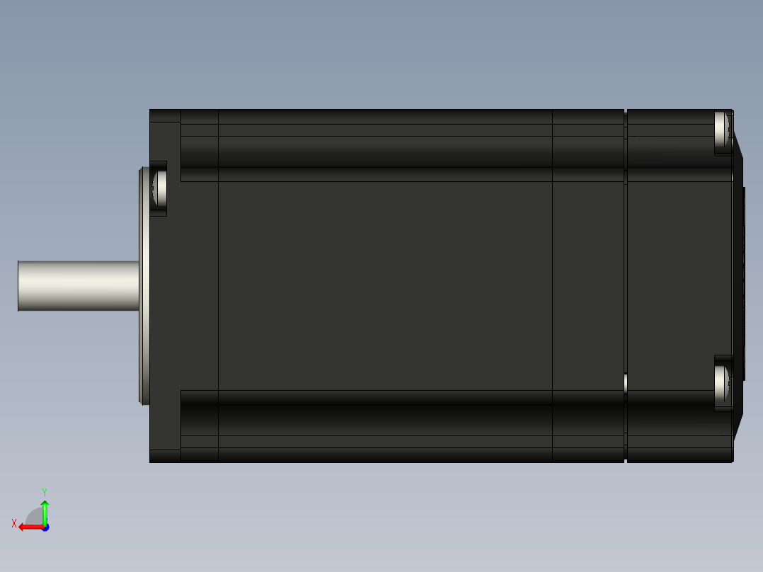 闭环步进电机NEMA 23后视图
