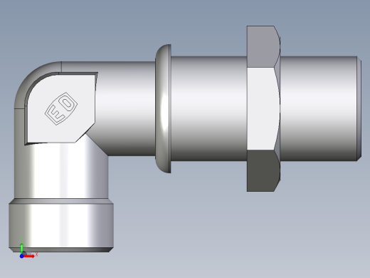 卡套式工业通用硬管接头EO_Bulkhead_elbow_WSV14SOMDCF前视缩略图