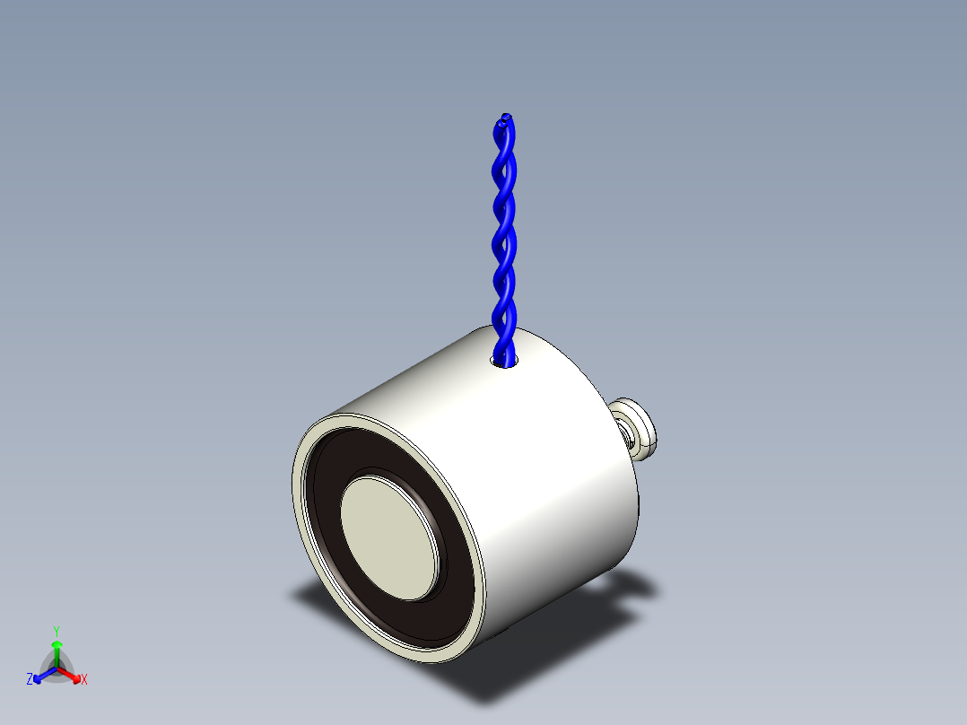 电磁铁正等轴测图