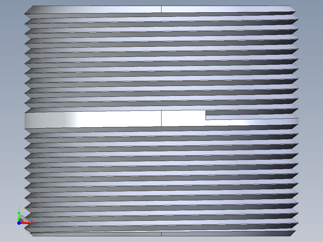 聚氯乙烯配件33-Sch80_Nipple_MPTxMPT_861-251_2in x Close前视图