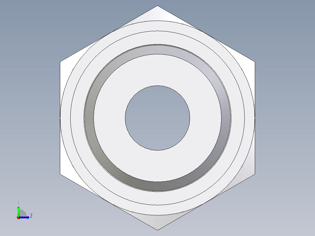 卡套式工业通用硬管接头EO_Swivel_connector_EGE12SMEDCF左视图