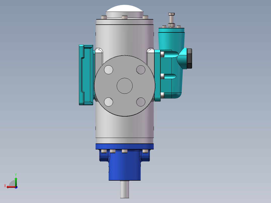 SM120三螺杆泵==763800==50后视图