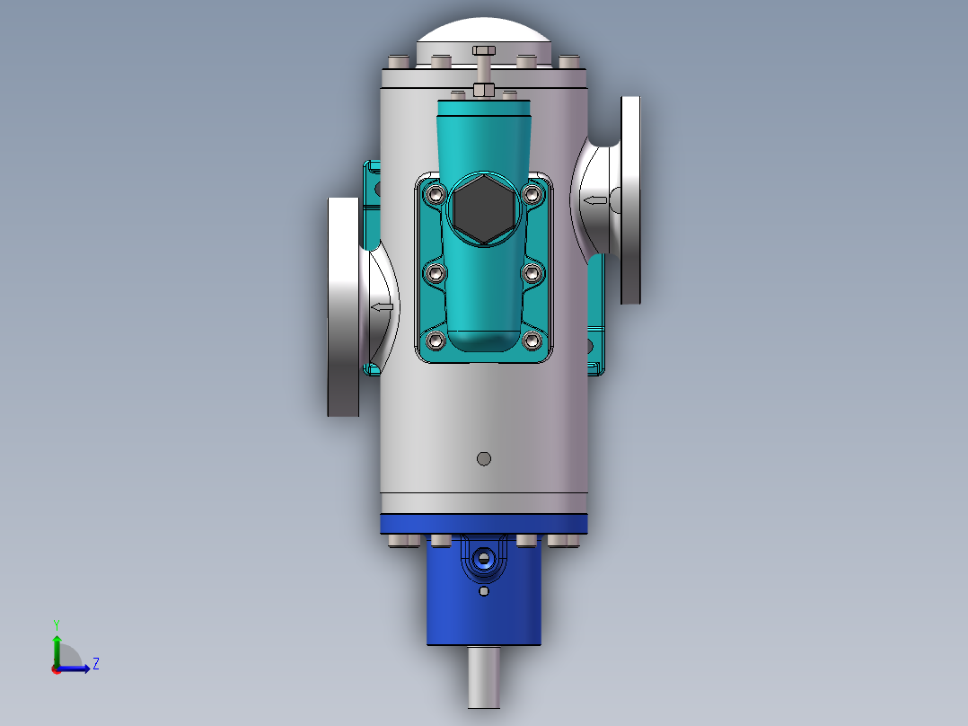 SM120三螺杆泵==763800==50左视图