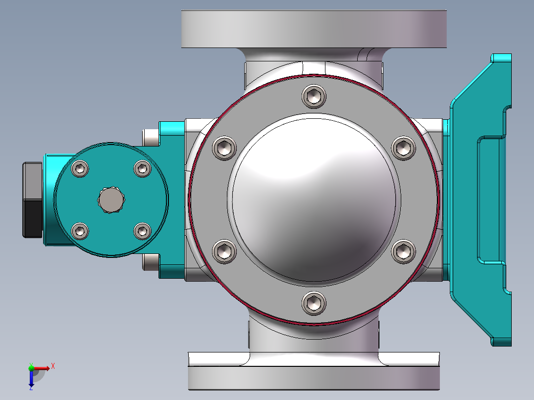 SM120三螺杆泵==763800==50俯视图