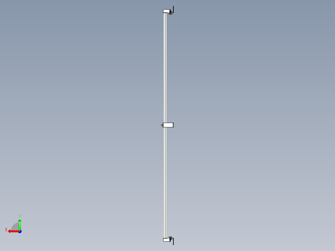 基恩士SL-JB127_side-mount_kc图纸模型后视图