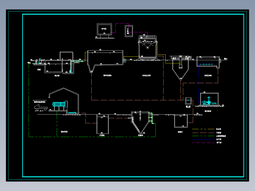 UASB+SBR工艺酿酒废水处理设计图集