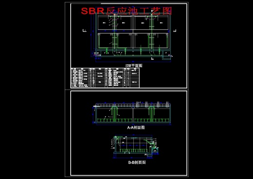 UASB+SBR工艺酿酒废水处理设计图集缩略图