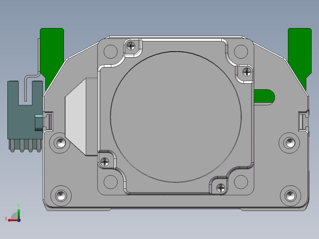 MTH丝杆半封闭模组MTH12-BC-60后视图