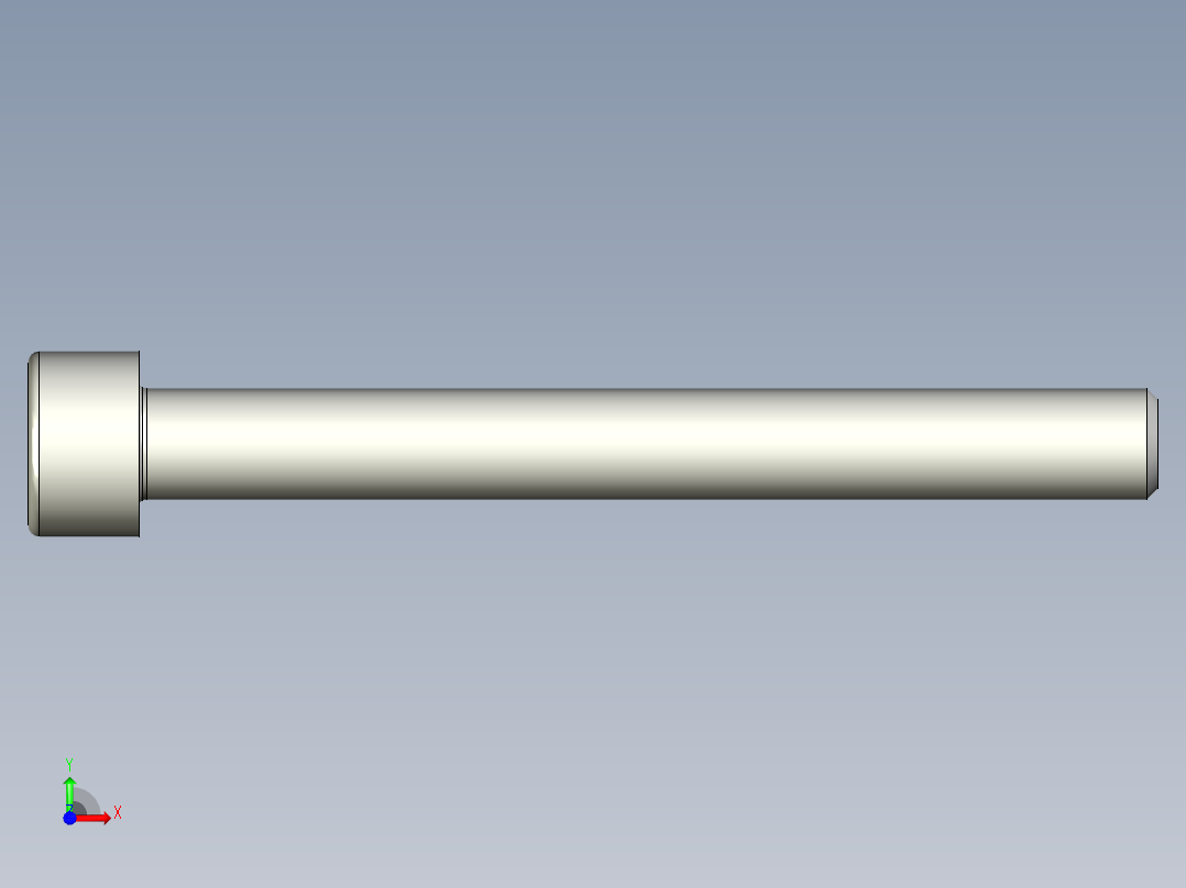 螺钉-DIN_912-M6x55.stp前视图