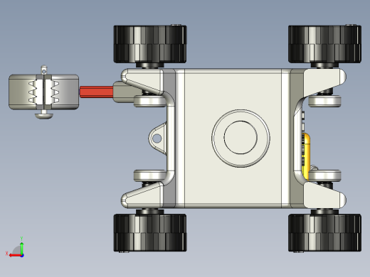 黄色皮卡起重机玩具后视缩略图
