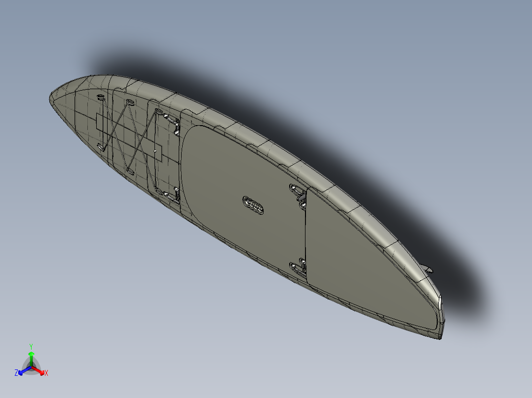桨板9正等轴测图