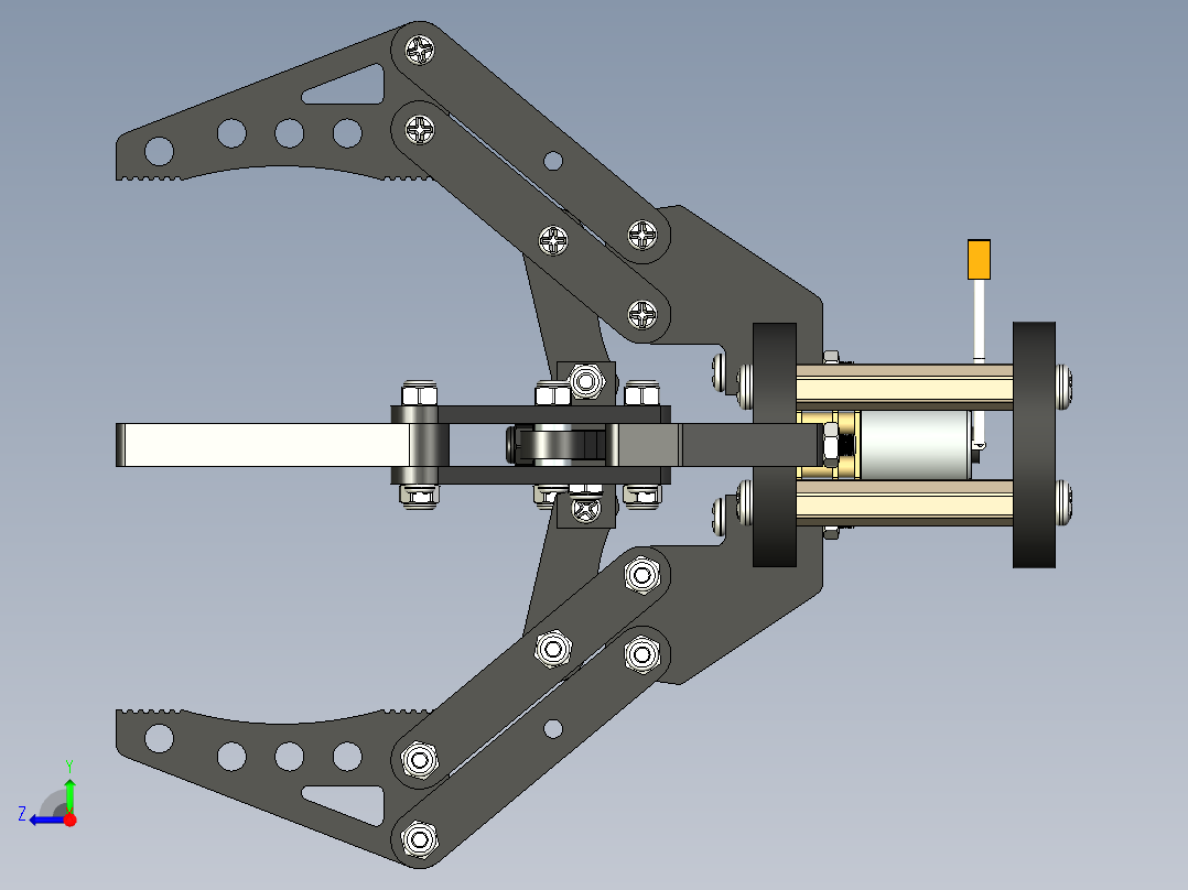 机械爪 3D图纸 (29)右视图