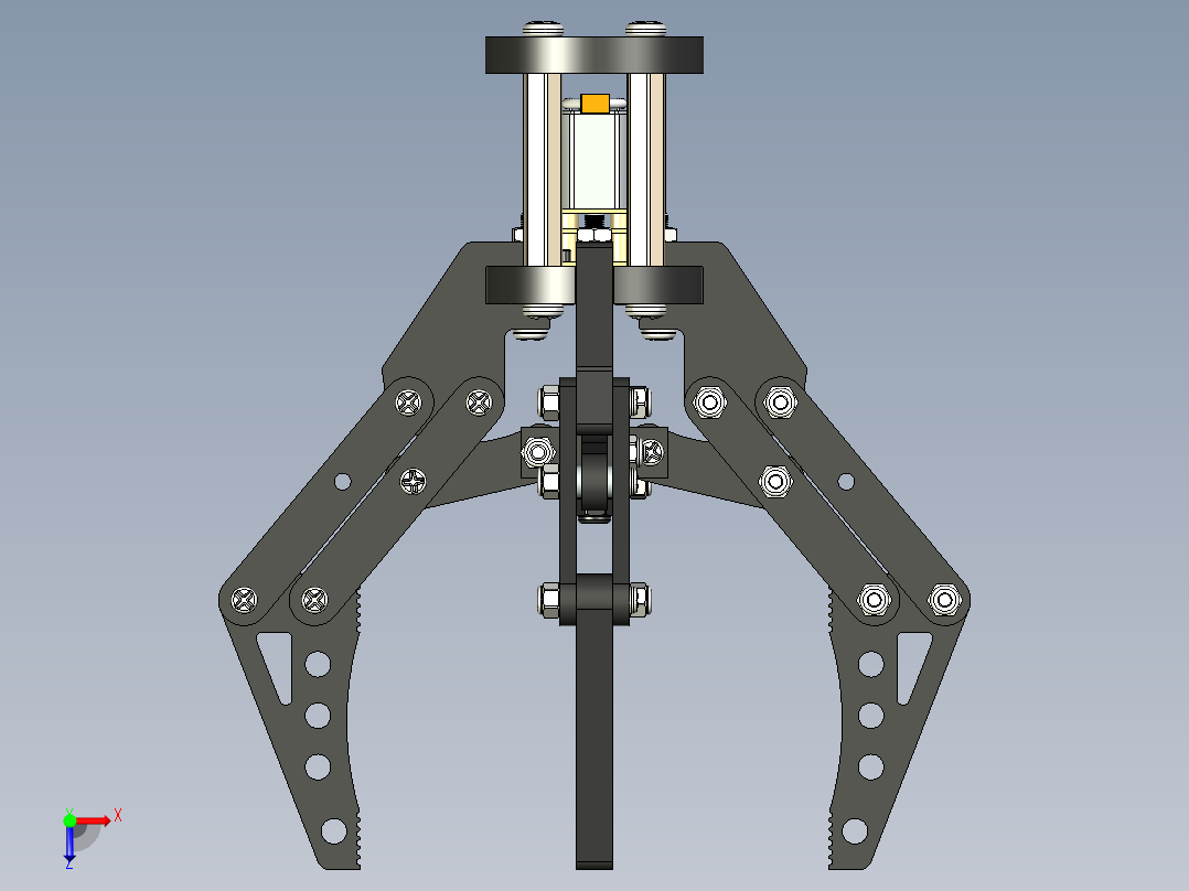 机械爪 3D图纸 (29)俯视图
