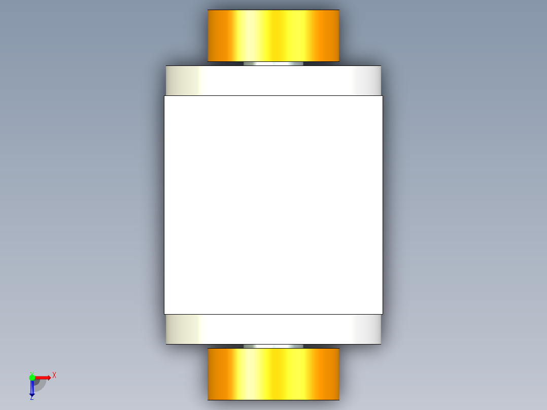 换向器PW110双边锁紧-1 19-70-90-M6俯视图