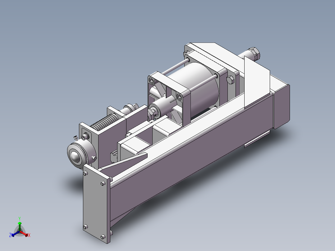 汽车轮胎拆卸机压力耐久性测试设备(STEP)正等轴测图