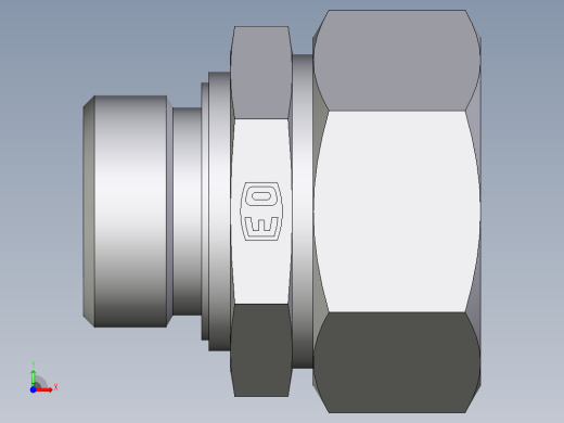 卡套式工业通用硬管接头EO_Male_Stud_connector_GE35ZLR1ED71 (1)前视缩略图