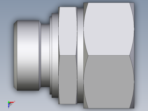 卡套式工业通用硬管接头EO_Male_Stud_connector_GE35ZLR1ED71 (1)俯视缩略图