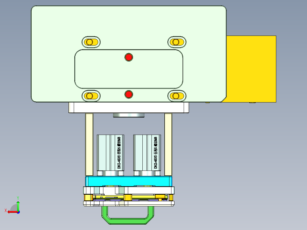 X1-笔记本CNC工装夹具三维模型CNC6-1202后视图