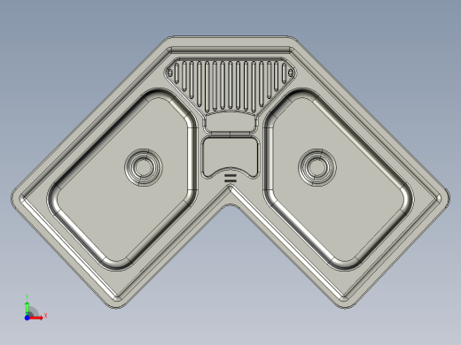 水槽、不锈钢水槽(124)前视缩略图