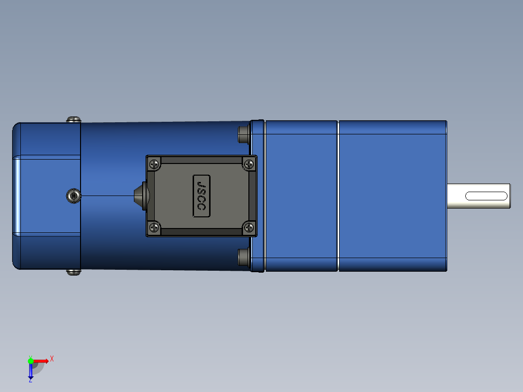 YT系列调速电机-90yt01-1800俯视图