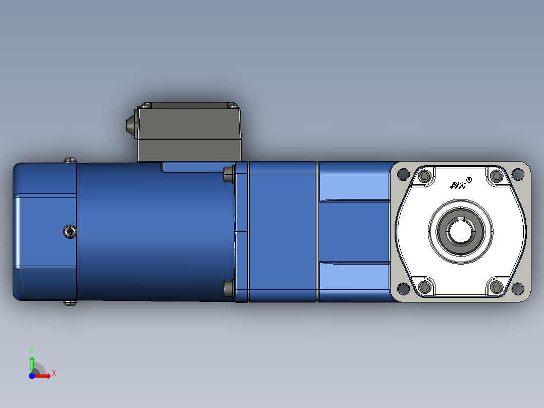 YT系列调速电机-90yt02-1800前视图