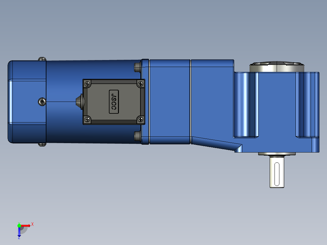 YT系列调速电机-90yt02-1800俯视图
