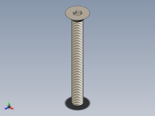 Screw_ISO_10642_M6x55_A2.STEP正等轴测缩略图
