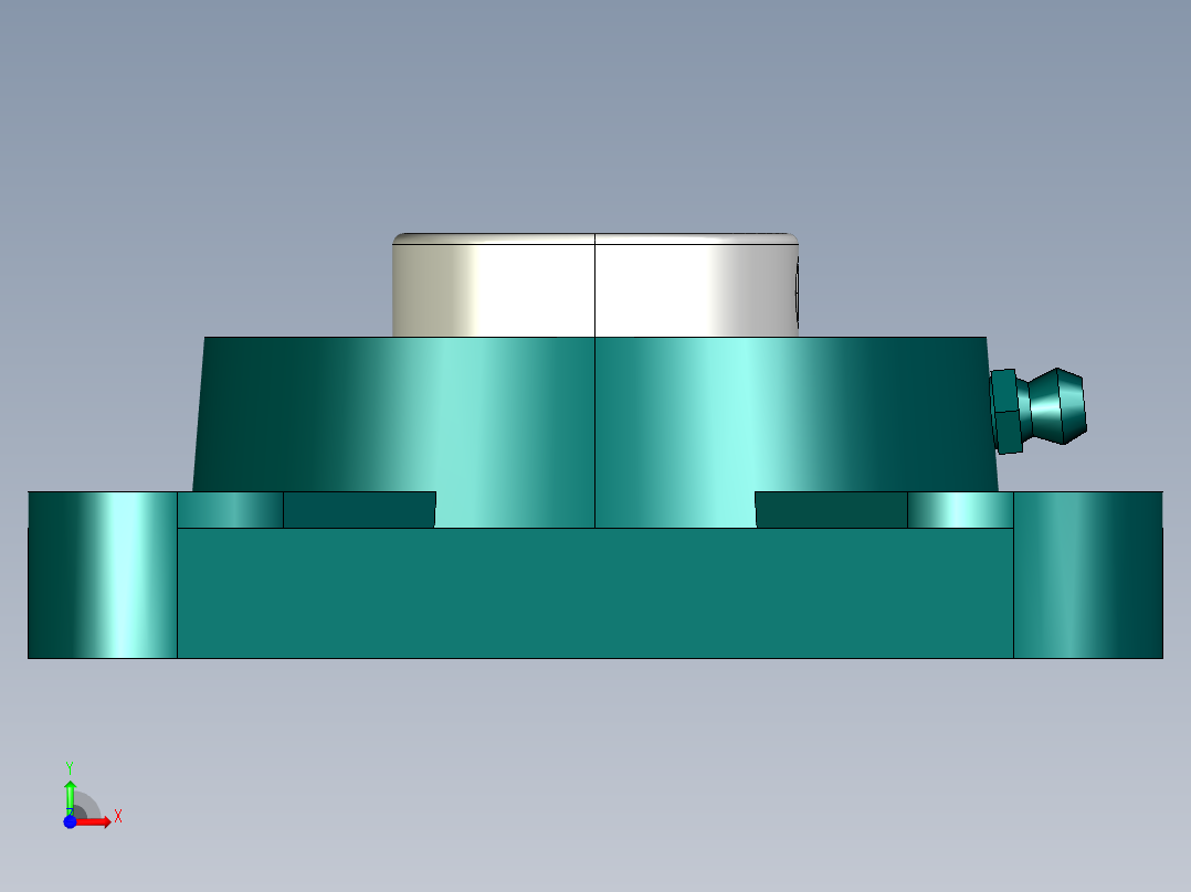 两轴焊接转台前视图