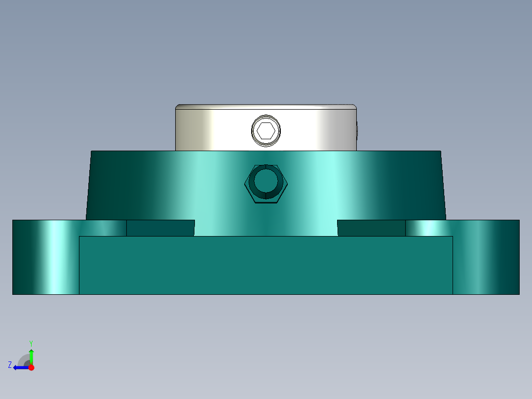 两轴焊接转台右视图