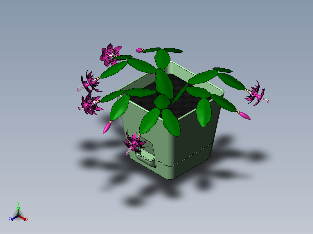 植物(37)正等轴测图