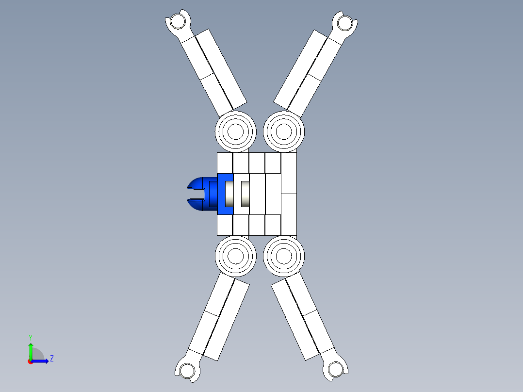 B2004142-乐高X翼星球大战战斗机左视图