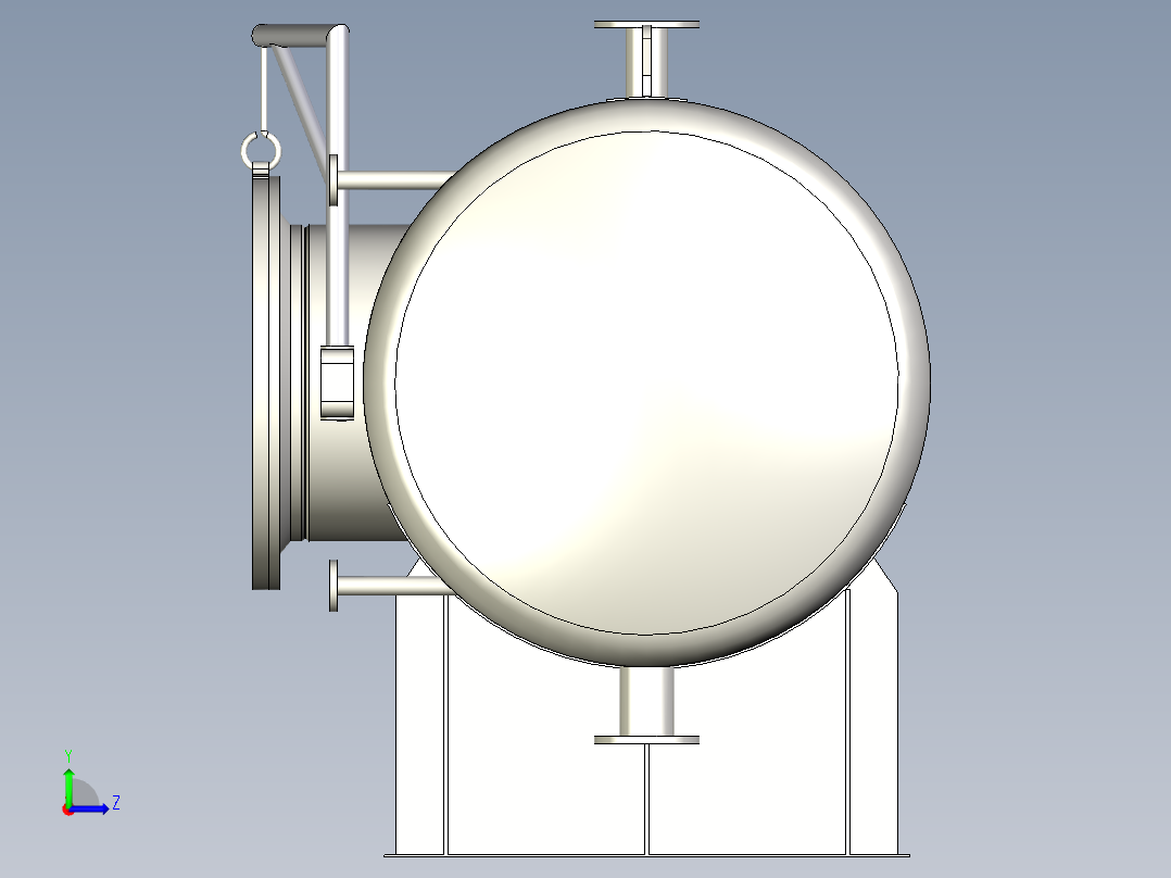 B3003479-压力容器左视图