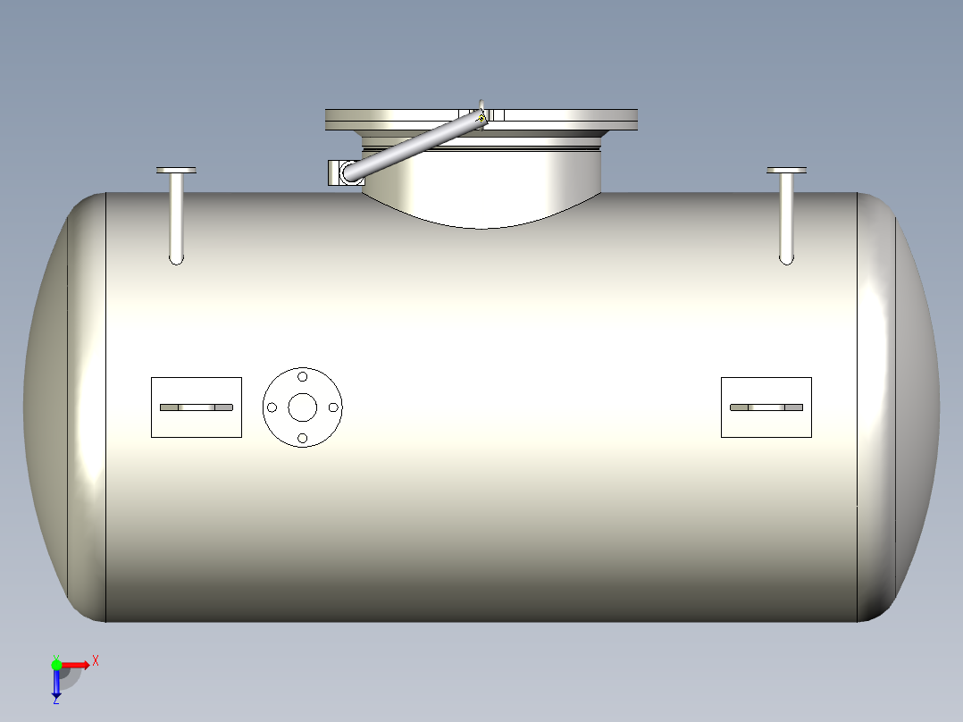 B3003479-压力容器俯视图