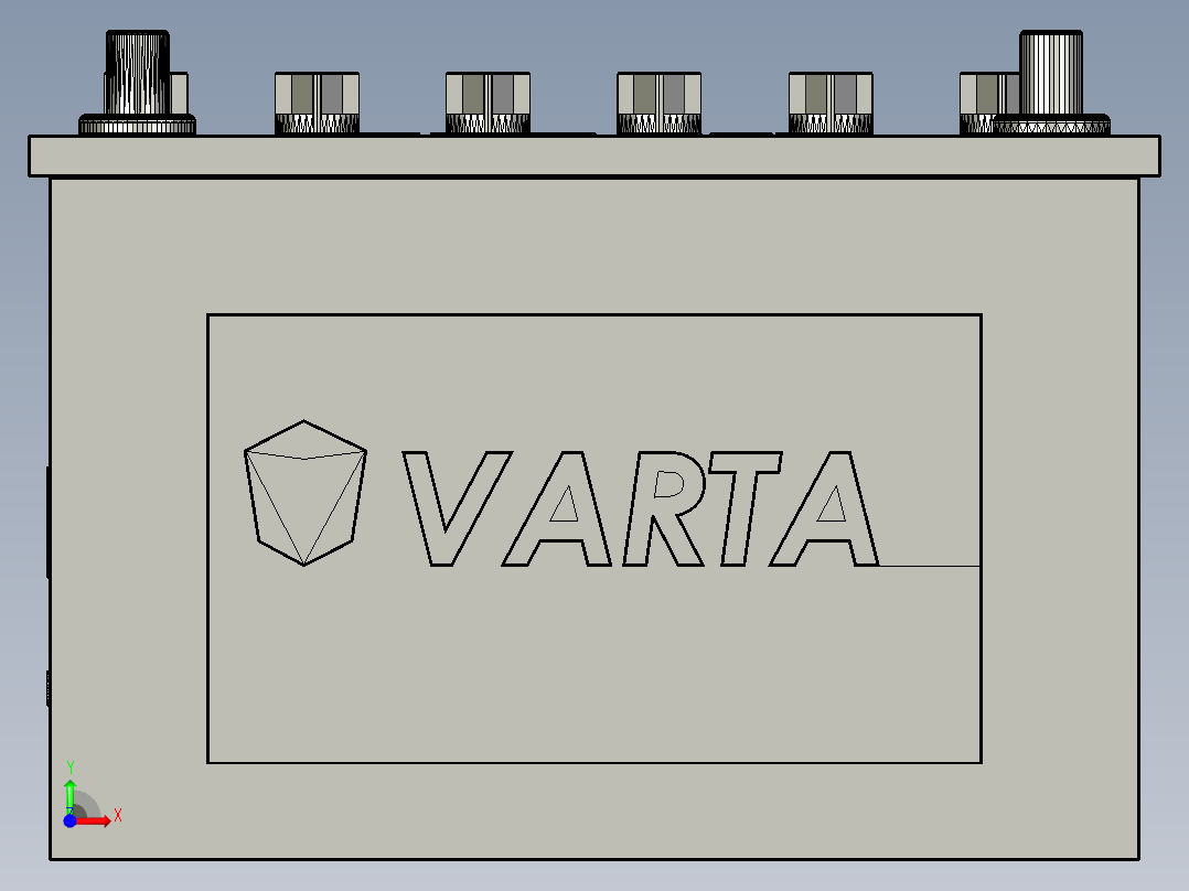 电池仓、电池(57)前视图