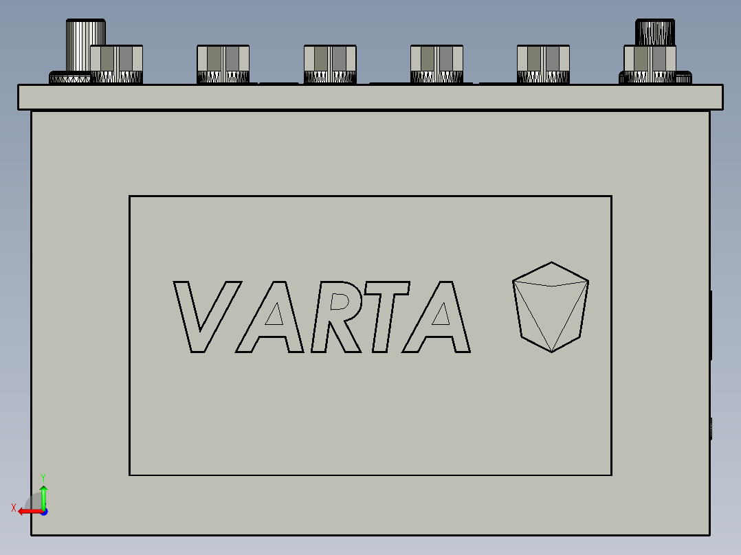 电池仓、电池(57)后视图