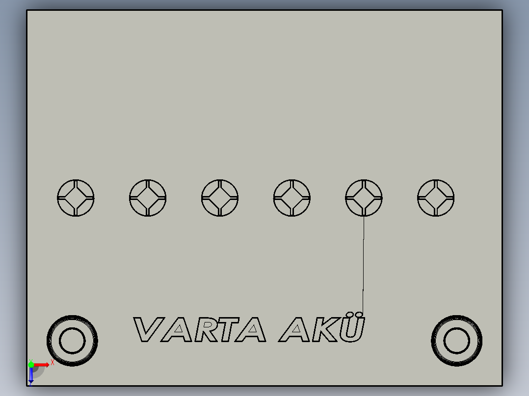 电池仓、电池(57)俯视图