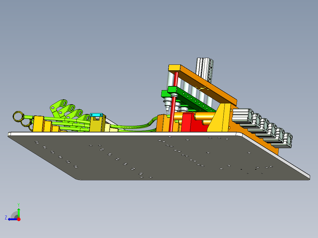 油管测泄露工装右视图